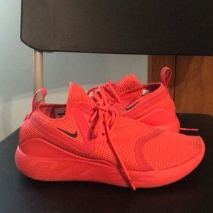 red NIKE SHOES
